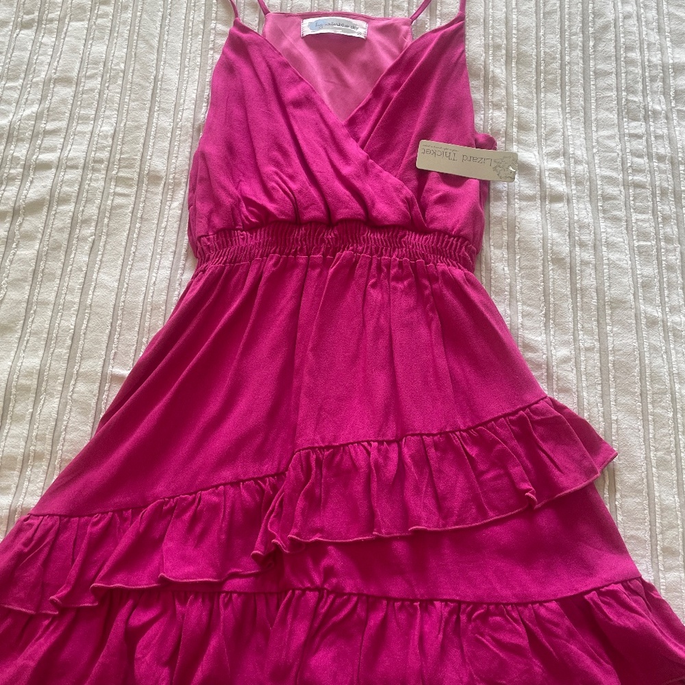 Hot pink summer dress